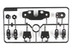 0005747 | Tamiya Battery Mount, Wheel Hexes & Servo Saver (Parts Bag E)