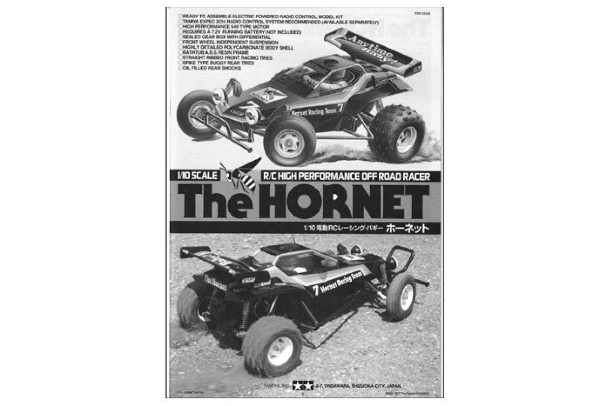 1050367 | Tamiya Hornet Owners Instruction Manual 3 1050367 | Tamiya Hornet Owners Instruction Manual