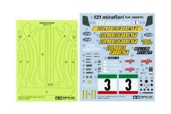 20069 | Tamiya 1/20 Fiat 131 Abarth Rally Olio Fiat Scaled Plastic Model Kit -Tamiya Shop TAM 20069 05 1200x800 1