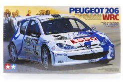 24221 | Tamiya 1/24 Peugeot 206 WRC Scaled Plastic Model Kit