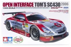 24293 | Tamiya 1/24 Lexus SC430 2006 Tom's Open Interface Plastic Model Kit