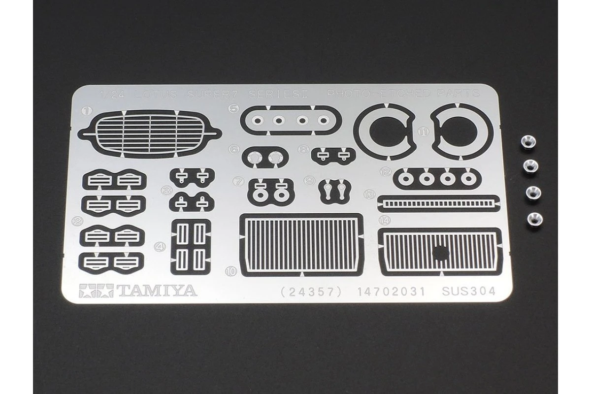 24357 | Tamiya 1/24 Lotus Super 7 Series II Scaled Plastic Model Kit 8 24357 | Tamiya 1/24 Lotus Super 7 Series II Scaled Plastic Model Kit - Image 6