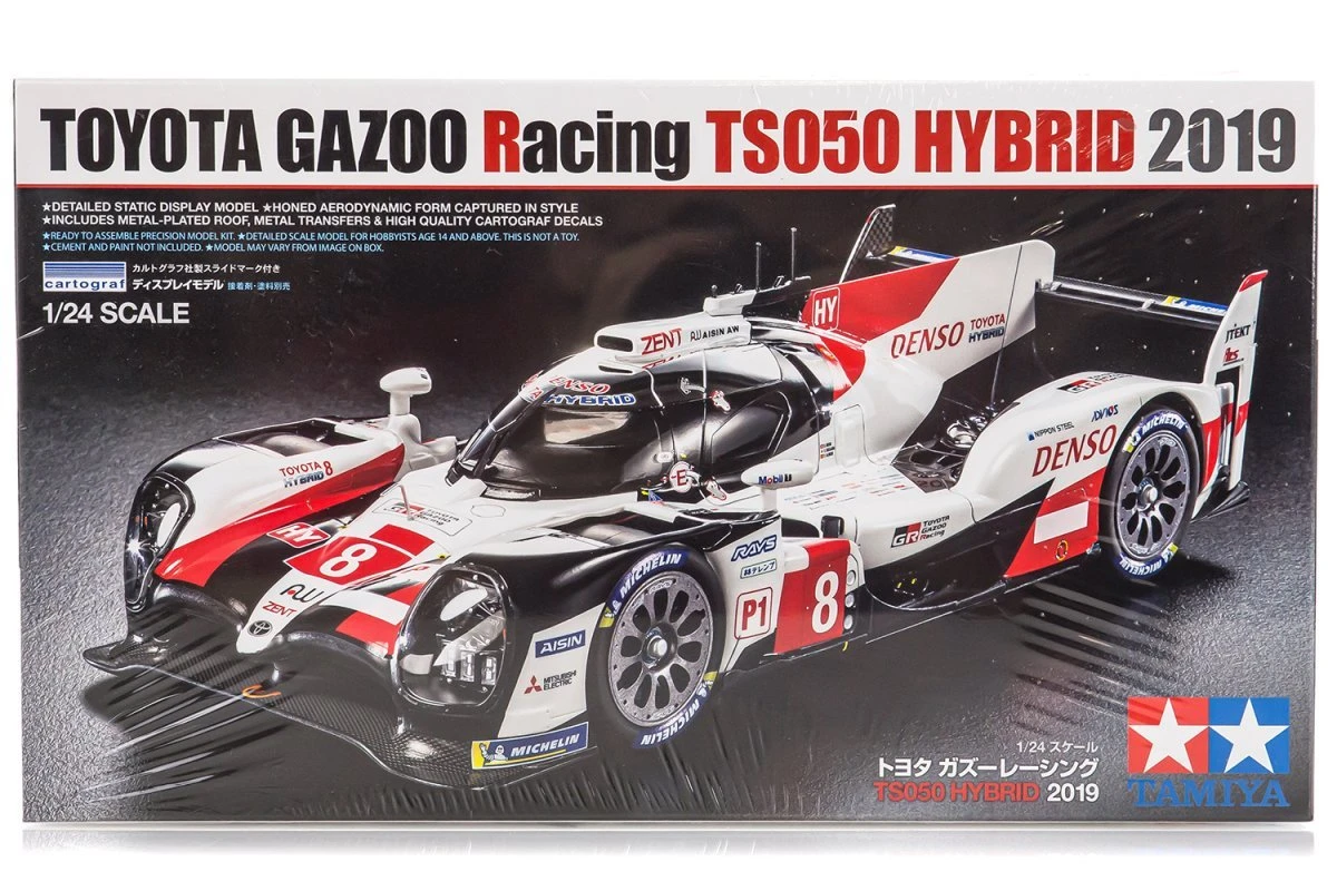 25421 | Tamiya 1/24 Toyota 2019 GAZOO Racing TS050 Hybrid Scaled Plastic Model Kit 3 25421 | Tamiya 1/24 Toyota 2019 GAZOO Racing TS050 Hybrid Scaled Plastic Model Kit