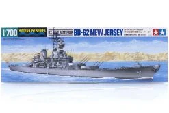 31614 | Tamiya 1/700 U.S. BB-62 New Jersey Battleship (Waterline Series) Plastic Model Kit