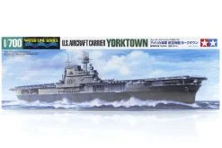 31712 | Tamiya 1/700 U.S. Yorktown CV-5 Aircraft Carrier (Waterline Series) Plastic Model Kit
