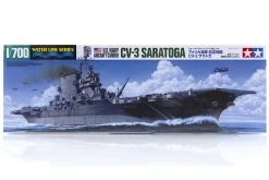 31713 | Tamiya 1/700 U.S. CV-3 Saratoga Aircraft Carrier (Waterline Series) Plastic Model Kit