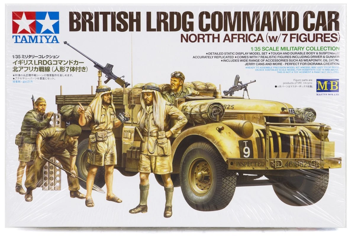 32407 | Tamiya 1/35 British LRDG Armoured Command Truck Scaled Plastic Model Kit 3 32407 | Tamiya 1/35 British LRDG Armoured Command Truck Scaled Plastic Model Kit