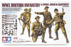 32409 | Tamiya 1/35 British WW1 Infantry W/Small Arms Set Scaled Plastic Model Kit