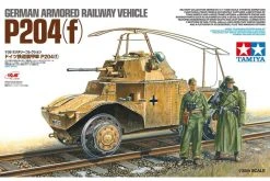 32413 | Tamiya 1/35 German Armored Railway Vehicle P204(f) Scaled Plastic Model Kit