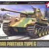 32520 | Tamiya 1/48 German Panzerkampfwagen (Sk.Kfz. 171) Type G Panther Tank Scaled Plastic Model Kit