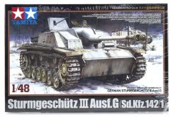 32525 | Tamiya 1/48 German Sturmgeschutz III Ausf.G (Sd.Kfz.142/1) Tank Plastic Model Kit