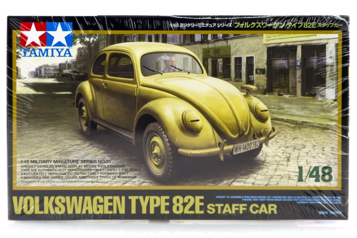 32531 | Tamiya 1/48 Volkswagen Type 82E Scaled Plastic Model Kit 3 32531 | Tamiya 1/48 Volkswagen Type 82E Scaled Plastic Model Kit