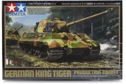 32536 | Tamiya 1/48 German Production Turret King Tiger Scaled Plastic Model Kit