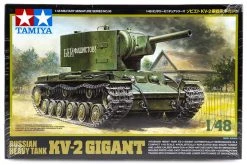 32538 | Tamiya 1/48 Russian KV-2 Gigant Heavy Tank Scaled Plastic Model Kit