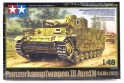 32543 | Tamiya 1/48 Panzerkampfwagen III Ausf.N (Sd.Kfz.141/2) Plastic Model Kit