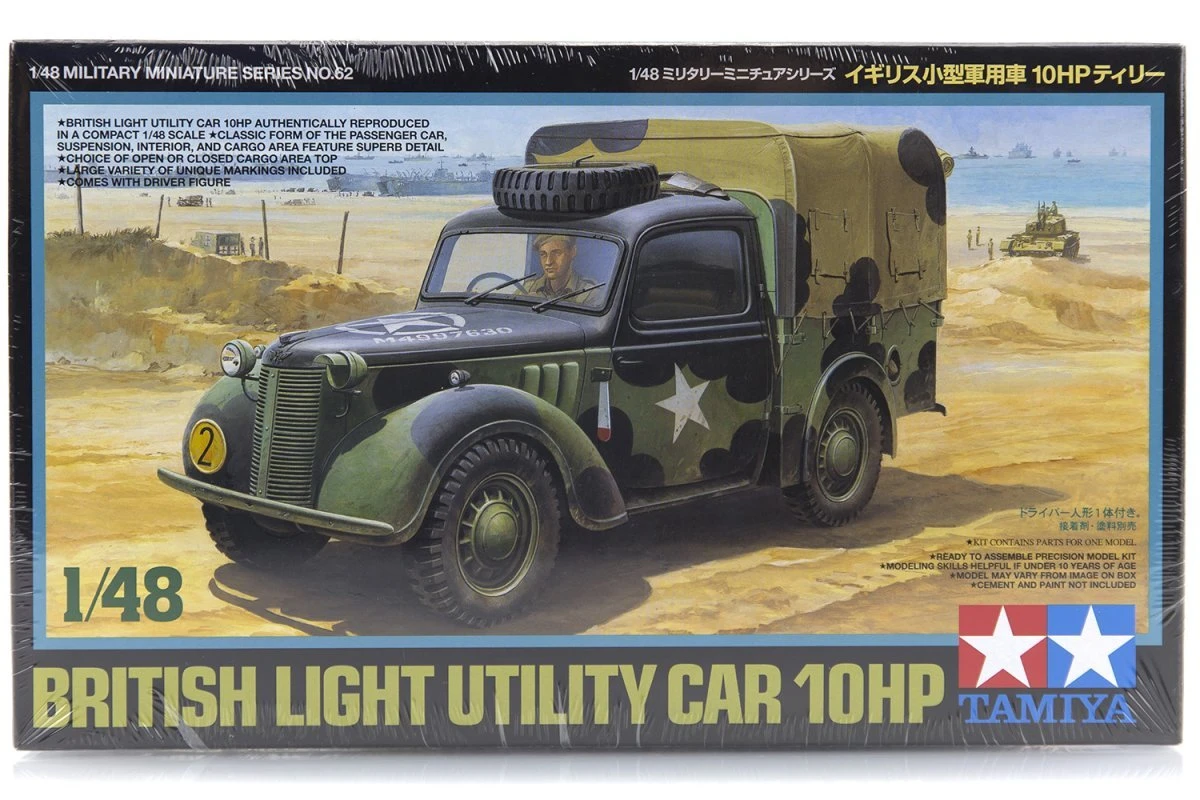 32562 | Tamiya 1/48 British 10HP Light Utility Car Scaled Plastic Model Kit 3 32562 | Tamiya 1/48 British 10HP Light Utility Car Scaled Plastic Model Kit