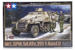 32564 | Tamiya 1/48 German Mtl.SPW.Sd.Kfz.251/1 Ausf.D Half-Track Scaled Plastic Model Kit