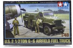 32579 | Tamiya 1/48 U.S. 2.5 Ton 6x6 Airfield Fuel Truck Plastic Model Kit
