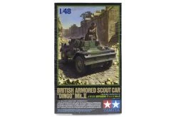 32581 | Tamiya 1/48 British Dingo Mk.II Armored Scout Car Scaled Plastic Model Kit