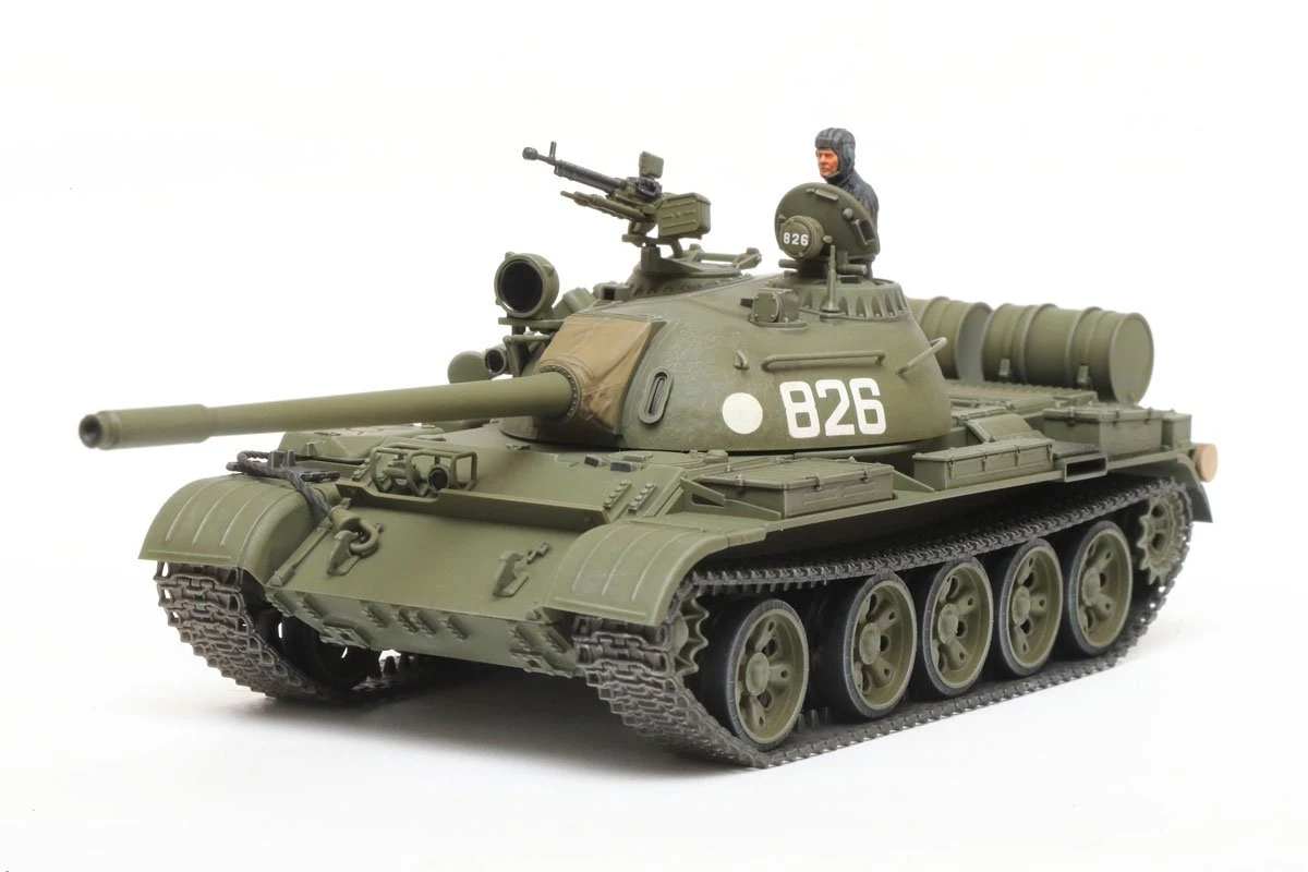32598 | Tamiya 1/35 Russian T-55 Medium Tank Scaled Plastic Model Kit 4 32598 | Tamiya 1/35 Russian T-55 Medium Tank Scaled Plastic Model Kit - Image 2