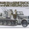 35050 | Tamiya 1/35 German 8 Ton Half-Track W/ 20mm Flakvierling (Sd.Kfz7/1) Scaled Plastic Model Kit -Tamiya Shop TAM 35050 00 1200x800 1