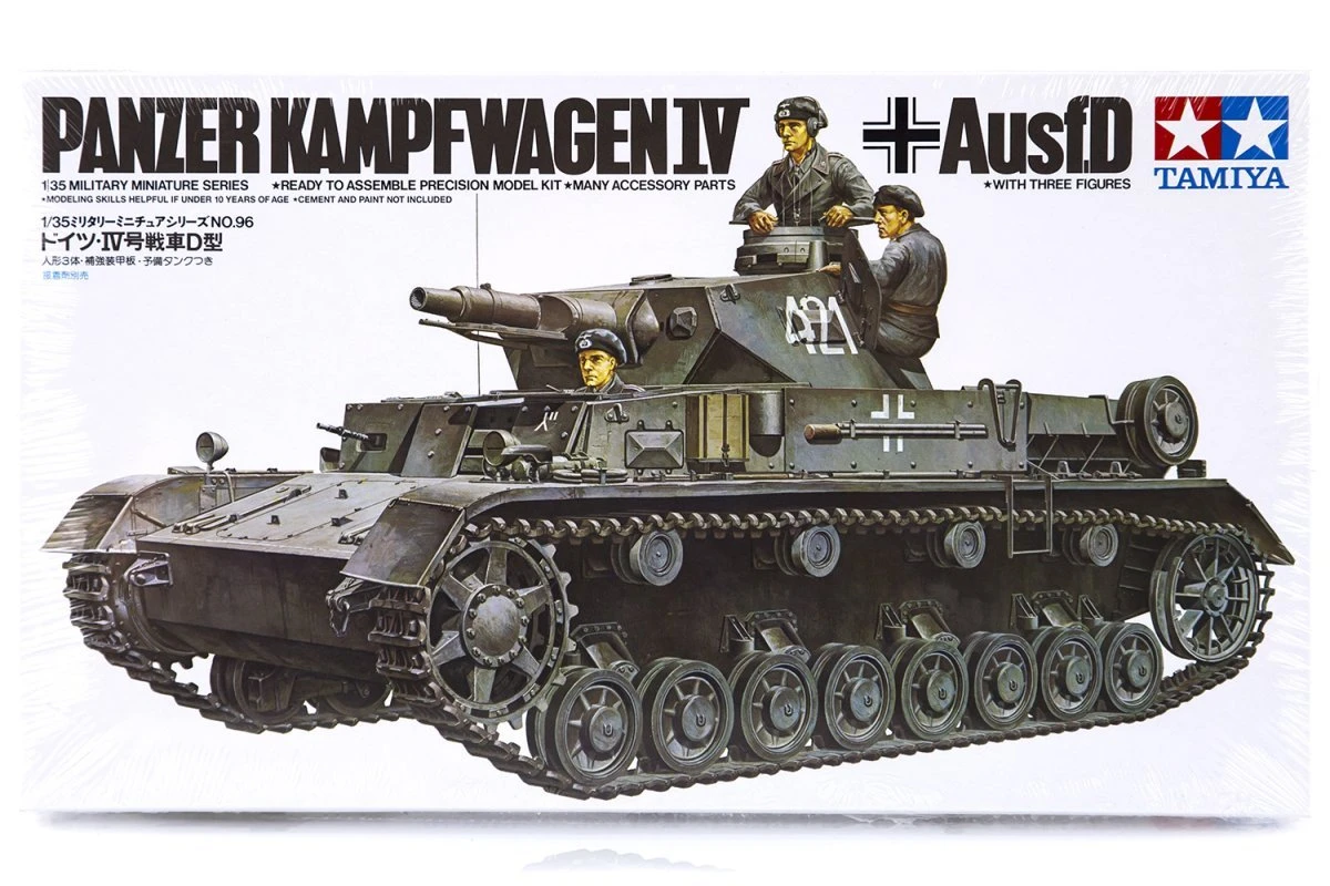 35096 | Tamiya 1/35 German Panzer Kampfwagen IV (Ausf.D) Scaled Plastic Model Kit 3 35096 | Tamiya 1/35 German Panzer Kampfwagen IV (Ausf.D) Scaled Plastic Model Kit