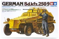 35115 | Tamiya 1/35 German Leichter Schutzenpanzerwagen (2cm) (Sd.Kfz. 250/9) Scaled Plastic Model Kit