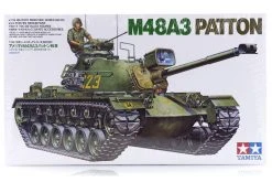 35120 | Tamiya 1/35 U.S. M48A4 Patton Tank Scaled Plastic Model Kit