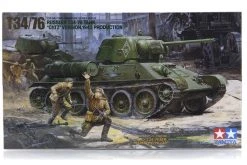 35149 | Tamiya 1/35 Russian 1943 T34/76 Tank ChTZ Version Scaled Plastic Model Kit