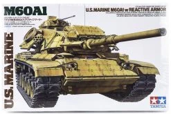 35157 | Tamiya 1/35 U.S. M60A1 W/ Reactive Armor Tank Plastic Model Kit