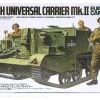 35175 | Tamiya 1/35 British European Campaign Mk.II Universal Carrier Scaled Plastic Model Kit