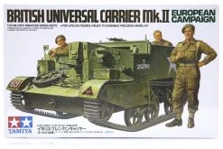 35175 | Tamiya 1/35 British European Campaign Mk.II Universal Carrier Scaled Plastic Model Kit