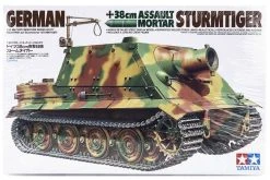 35177 | Tamiya 1/35 German Sturmtiger 38cm Assault Mortar Scaled Plastic Model Kit