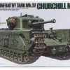 35210 | Tamiya 1/35 British Churchill (Mk.VII) Infantry Tank Scaled Plastic Model Kit