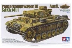 35215 | Tamiya 1/35 German Panzerkampfwagen III Ausf.L Tank (Sd.Kfz.141/1) Scaled Plastic Model Kit