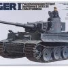 35216 | Tamiya 1/35 German Panzerkampfwagen VI Tiger 1 Ausfuhrung E (Sd.Kfz.181) Fruhe Produktion Tank Scaled Plastic Model Kit