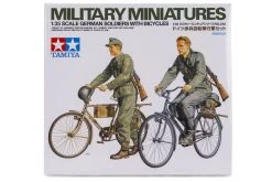 35240 | Tamiya 1/35 German Soldiers With Bicycles Scaled Plastic Model Kit