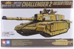 35274 | Tamiya 1/35 British MBT Challenger 2 (Desertised) Tank Scaled Plastic Model Kit