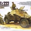 35286 | Tamiya 1/35 German Light Armored 4x4 (Sd.Kfz.222) North African Campaign Scaled Plastic Model Kit