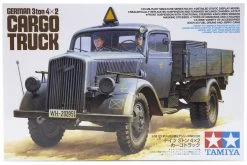 35291 | Tamiya 1/35 German 3 Ton 4x2 Cargo Truck Scaled Plastic Model Kit