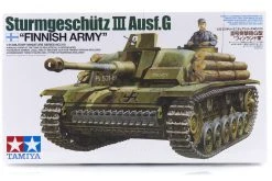 35310 | Tamiya 1/35 Finnish Sturmgeschutz III Ausf. G Tank Scaled Plastic Model Kit