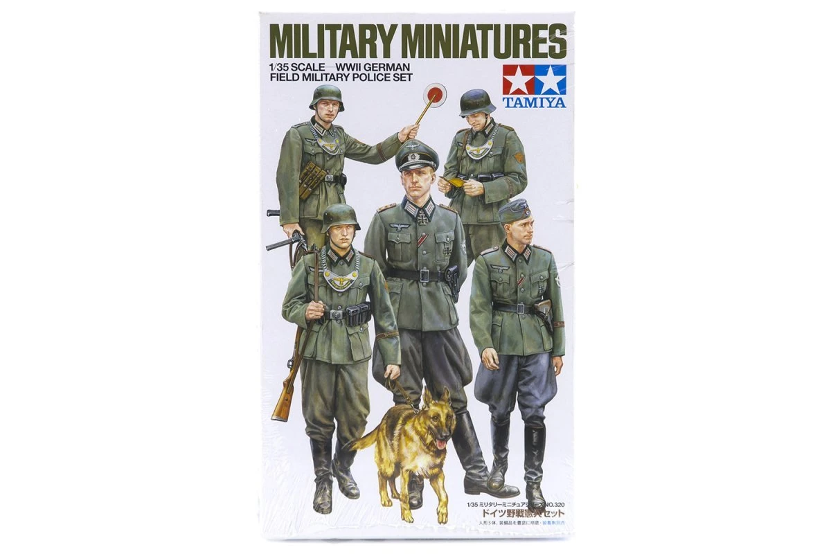 35320 | Tamiya 1/35 German WWII Field Military Police Set Scaled Plastic Model Kit 3 35320 | Tamiya 1/35 German WWII Field Military Police Set Scaled Plastic Model Kit