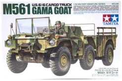 35330 | Tamiya 1/35 U.S. M561 Gama Goat 6x6 Cargo Truck Scaled Plastic Model Kit