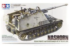 35335 | Tamiya 1/35 German Nashorn Anti-Tank (Sd. Kfz. 164) Self-Propelled Gun Scaled Plastic Model Kit
