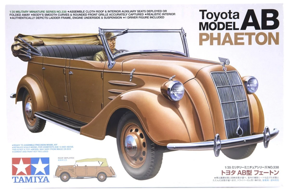 35338 | Tamiya 1/35 Toyota Phaeton Model AB Staff Car Scaled Plastic Model Kit 3 35338 | Tamiya 1/35 Toyota Phaeton Model AB Staff Car Scaled Plastic Model Kit
