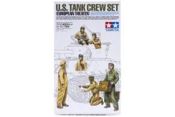 35347 | Tamiya 1/35 U.S. European Theatre Tank Crew Set Scaled Plastic Model Kit