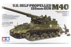 35351 | Tamiya 1/35 U.S. M40 Self-Propelled Gun Scaled Plastic Model Kit