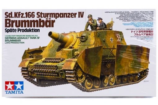35353 | Tamiya 1/35 German Sturmpanzer IV Brummbar (Sd.Kfz.166) Spate Produktion Scaled Plastic Model Kit 5 35353 | Tamiya 1/35 German Sturmpanzer IV Brummbar (Sd.Kfz.166) Spate Produktion Scaled Plastic Model Kit -Tamiya Shop TAM 35353 00 1200x800 1