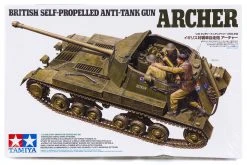 35356 | Tamiya 1/35 British Archer Anti-Tank Self-Propelled Gun Scaled Plastic Model Kit