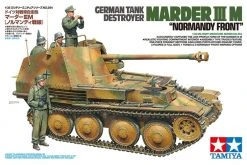 35364 | Tamiya 1/35 German Marder III M Normandy Front Tank Destroyer Scaled Plastic Model Kit